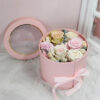 Double Layer Round Flower Box with Top Window