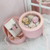 Double Layer Round Flower Box with Top Window