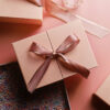 Pink Door Open Box with Ribbon