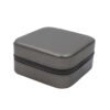 Small Square Shape PU Jewelry Box with Zipper
