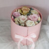 Double Layer Round Flower Box with Top Window