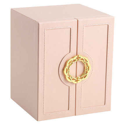 Multiple Layers PU Jewelry Box with Doors