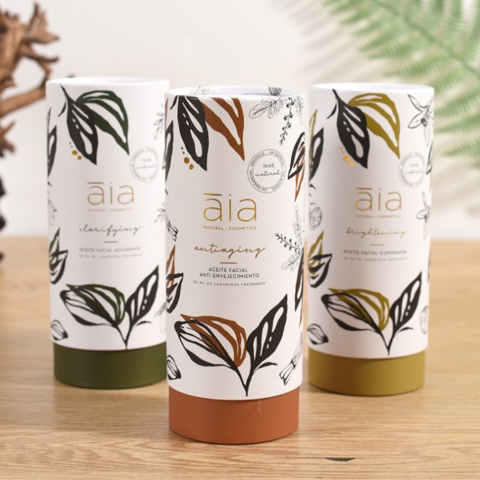 Natural Design Paper Tube for Cosmetic