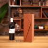 Folding PU Wine Gift Box for One Bottle