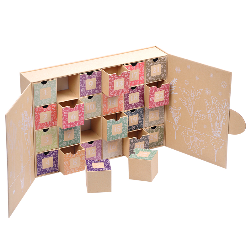 Calendar Box with Natural Pattern Printing