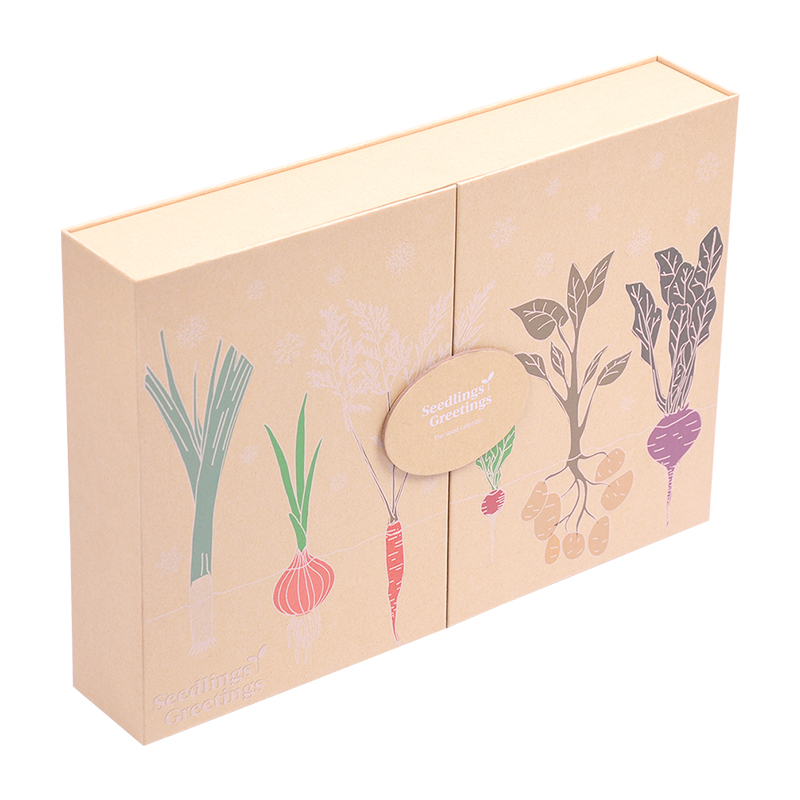 Calendar Box with Natural Pattern Printing