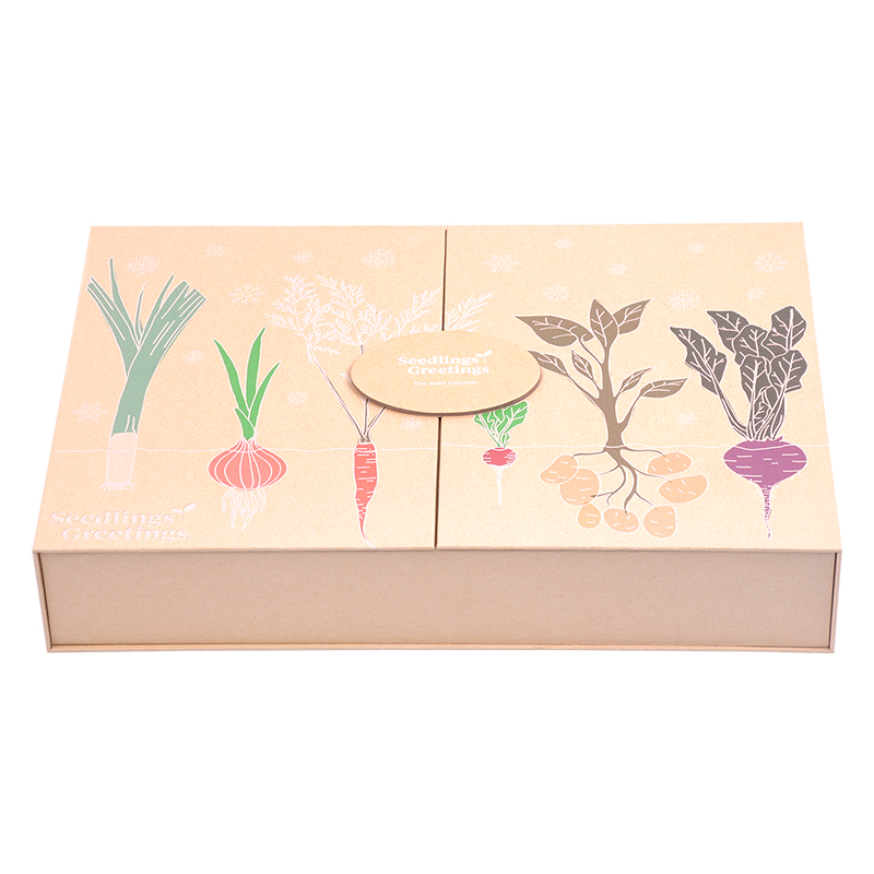 Calendar Box with Natural Pattern Printing