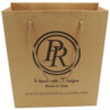Thick Luxury Kraft Paper Bag with 1C printing Logo