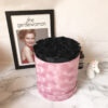 Velvet Round Flower Box with Multiple Color Choice