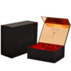 Folding Box with Orange Shiny Card Inside