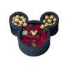 Mickey Mouse Shape Flower Box with Gold Stamping Logo