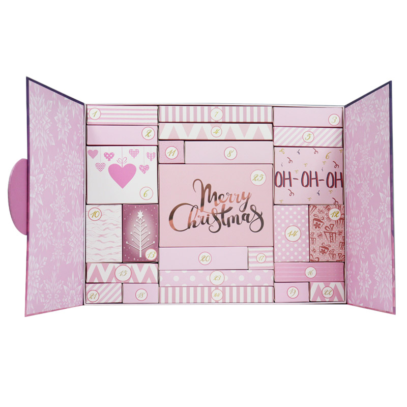 Pink Calendar Box with Offset Printing