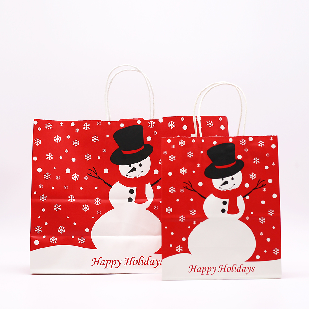 X'mas Shopping Paper Bag with Printing