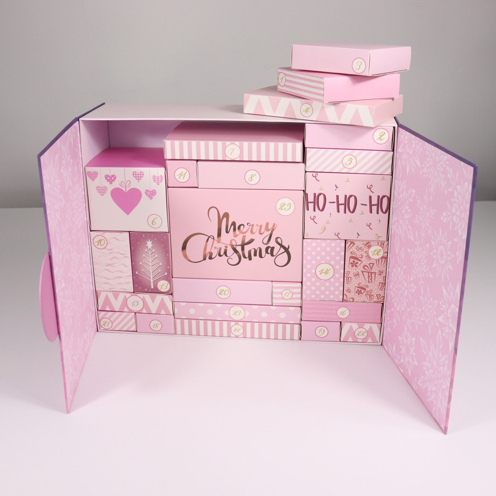 Pink Calendar Box with Offset Printing