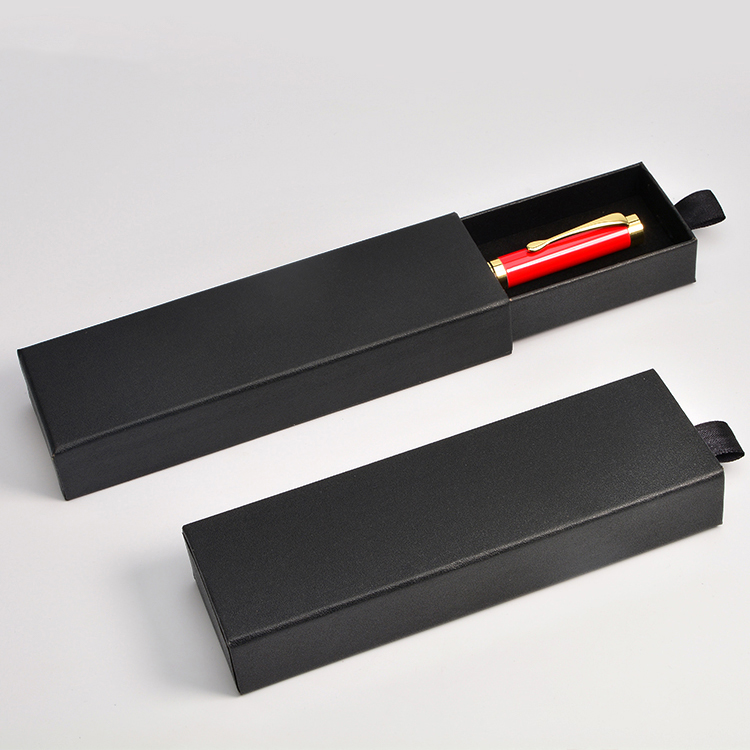 PU Leather Paper Sliding Drawer Box with Velvet