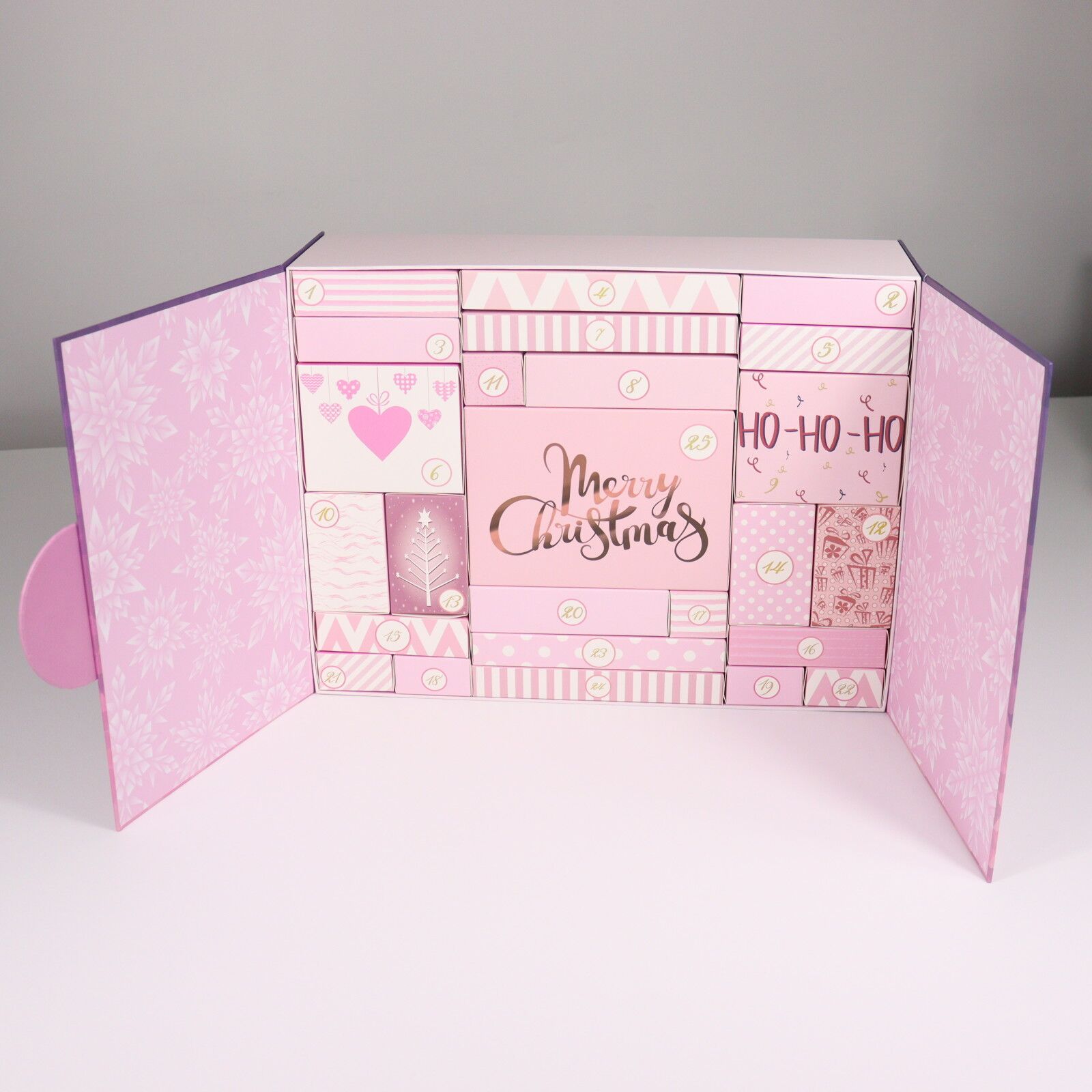 Pink Calendar Box with Offset Printing