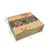 X'mas Calendar Box with Recycled Eco Kraft Paper