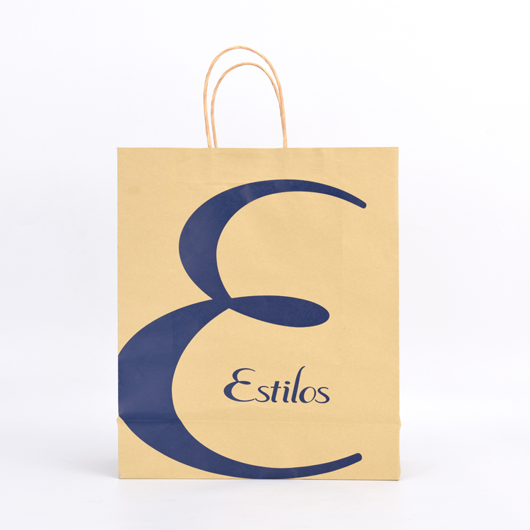 Kraft Paper Bag with 1C printing Logo