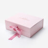 Pink Folding Box with Ribbon