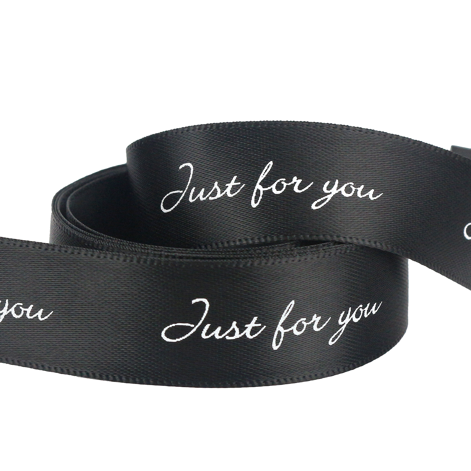 Custom White Color Printing Ribbon Satin or Rib