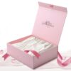 Pink Folding Box with Ribbon