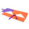Side Folding Box with Orange Purple Printing