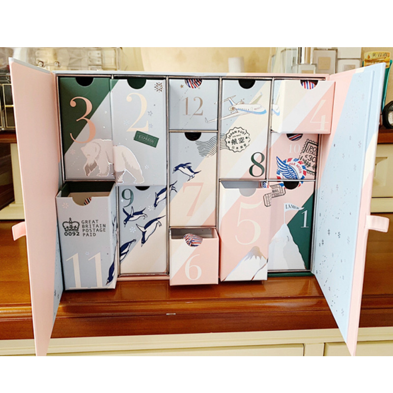 Colorful Printing Calendar Box with Multiple Drawer - Raining Packaging