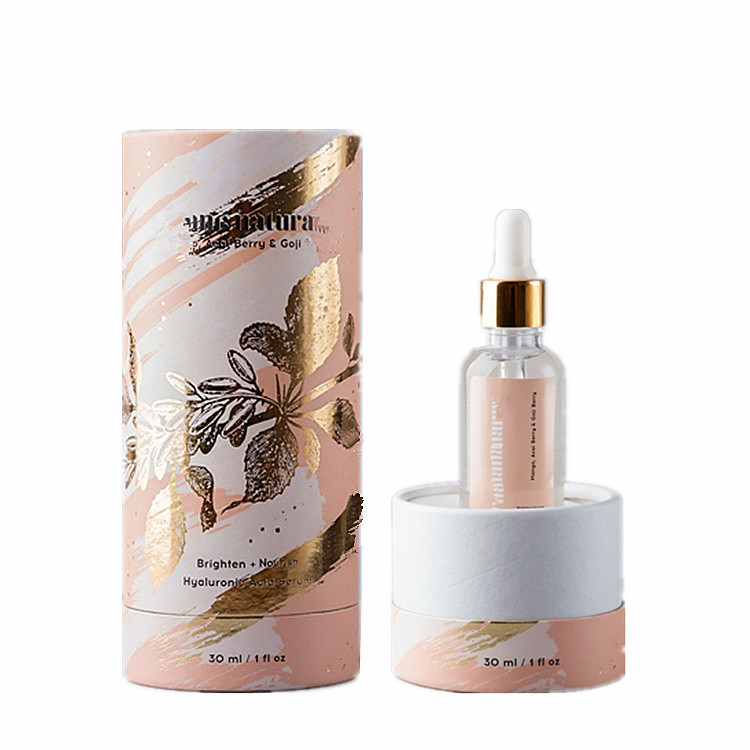 Printing&Gold Stamping Paper Tube for Cosmetic