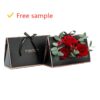 Easy to Carry Flower Gift Box with Gold Stamping