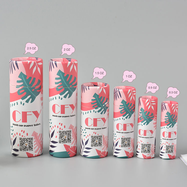 Multiple Sizes Push Up Paper Tube for Candy