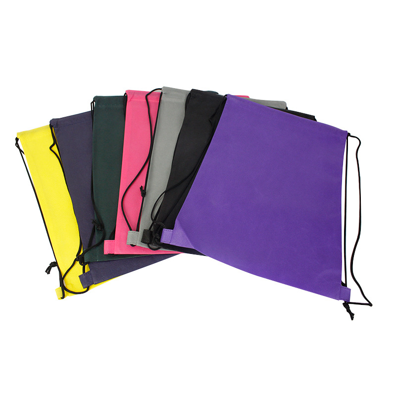 Recycled Non Woven Drawstring Backpack Bag