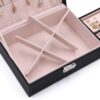 Square Shape PU Jewelry Box with Insert