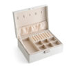 Square Shape PU Jewelry Box with Insert