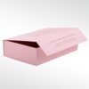 Pink Color Folding Box with Gold Stamping