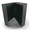 Matt Black Folding Box with Printing Inside