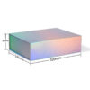 Silver Iridescent Paper Folding Box