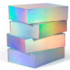Silver Iridescent Paper Folding Box
