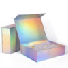 Silver Iridescent Paper Folding Box