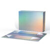 Silver Iridescent Paper Folding Box