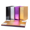 Color Textured Shiny Paper Folding Box