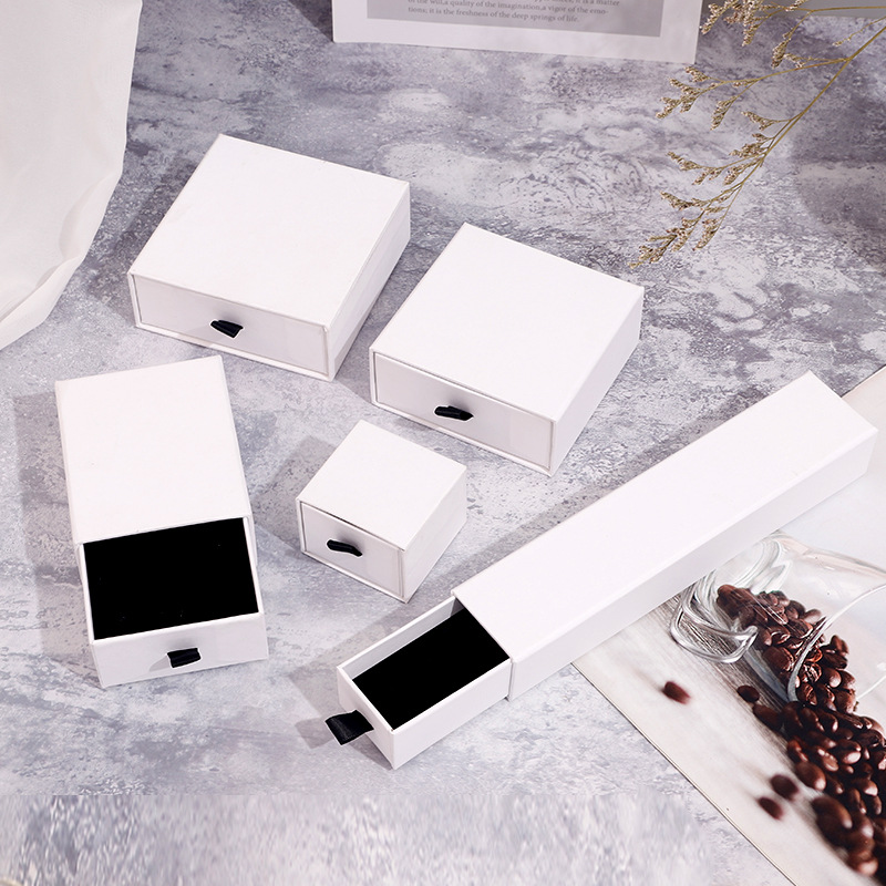 Multiple Size Sliding Drawer Box for Jewelry Set