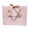 Luxury Shopping Paper Bag with Ribbon Bow Tie