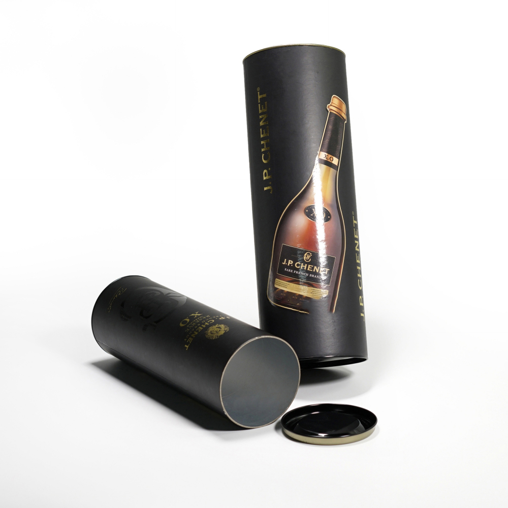 Printing&UV Luxury Paper Tube for Wine