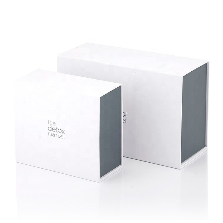Grey Sides Folding Box with Printing Logo