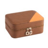 Small Multiple Divider PU Jewelry Box with Zipper