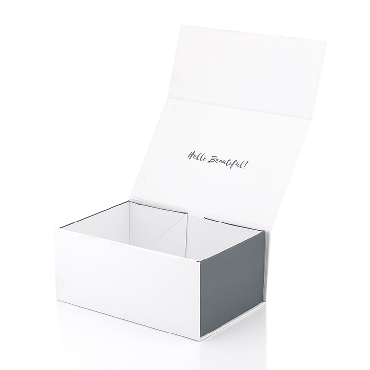 Grey Sides Folding Box with Printing Logo