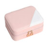 Small Multiple Divider PU Jewelry Box with Zipper