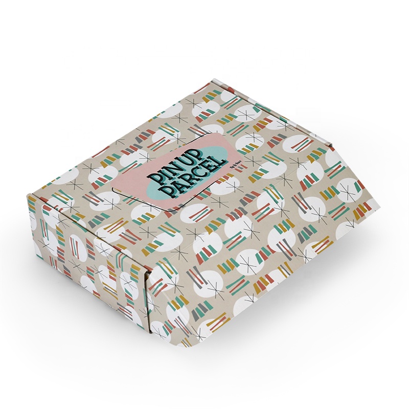 Colorful Mailer Box with White Paper Inside