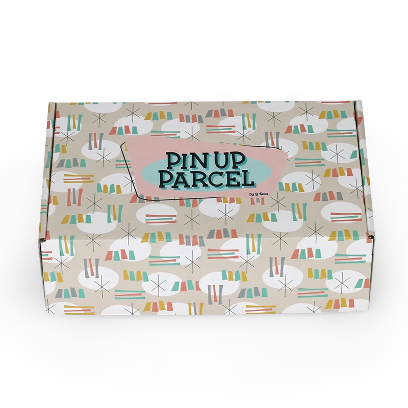 Colorful Mailer Box with White Paper Inside