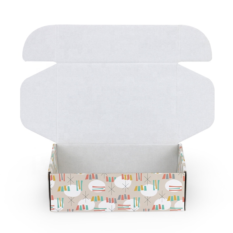 Colorful Mailer Box with White Paper Inside
